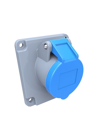 Bemis 3x32A 45 Derece Eğik Makine Prizi Ip 44 220 Volt Bc1-3403-2