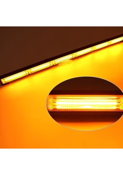 Panjur İçi Sarı Led Çakar Lamba 60w 12 Fonksiyonlu 90 Cm