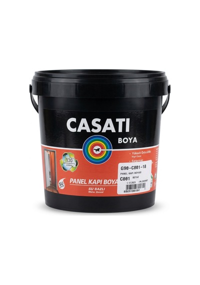 Su Bazlı Panel Kapı Boyası Beyaz 1 Kg