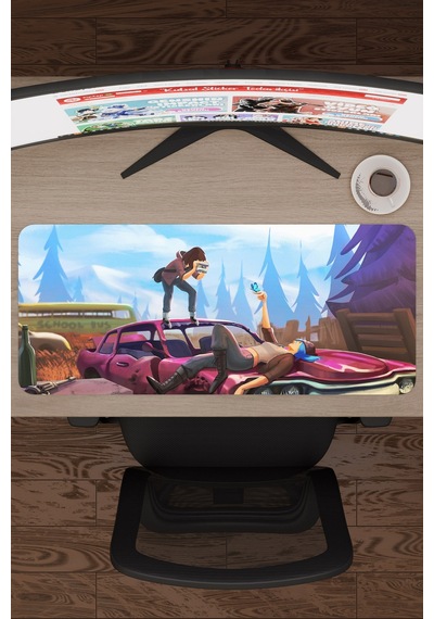 Life İs Strange Kaymaz Dikişli Kauçuk Oyuncu Mousepad V1 - 70x30 Xl Gaming Mouse Pad Fare Altlığı