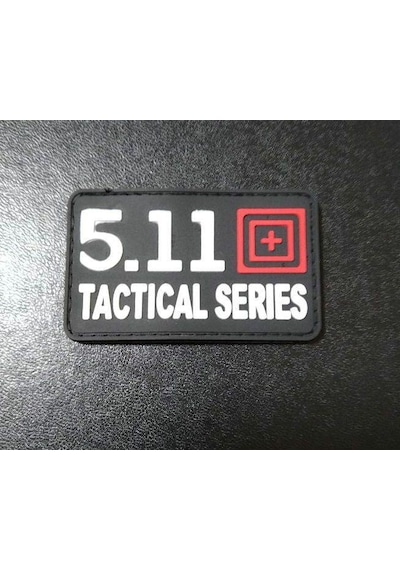 Single Sword 5.11 Tactical Cırtlı Plastik Patch Siyah