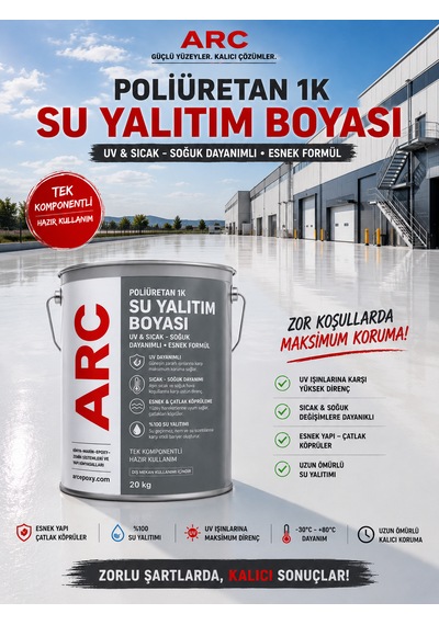 Pu Dış Cephe Yalıtım Boyası Uv Dirençli Esnek Güçlü Parlak Teras Çatı Otopark Yalıtım Boyası 1k Dekoratif Boya 20 KG
