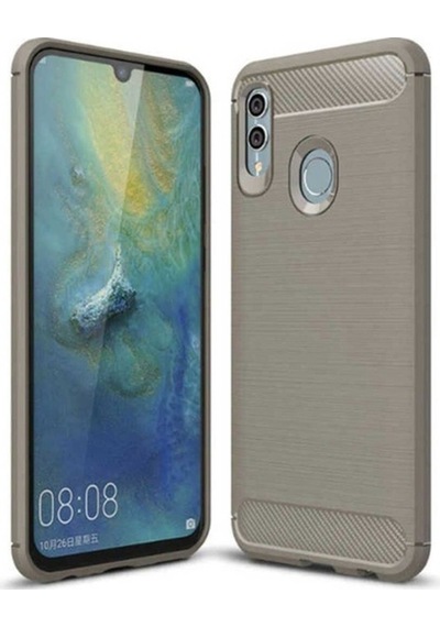 Huawei P Smart 2019 Kılıf Zore Room Silikon Kapak Gri