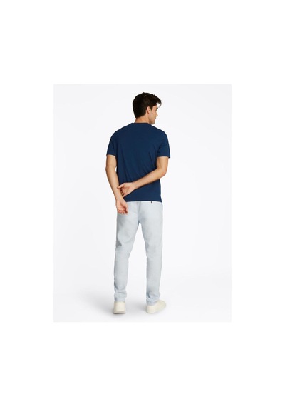 Erkek Hılfıger Color Photo Prınt Tee T-shirt Mavi