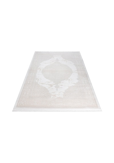 Badelya Home Krem Ekru 7101 Modern Doğal Taban Saçaklı Salon Koridor Mutfak Çocuk Oturma Odası Halı Yolluk 7101krem-ekru
