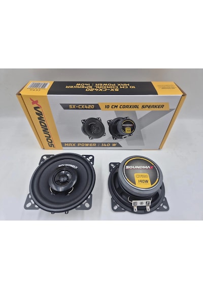 Soundmax 10cm Hoparlör - Soundmax Sx-cx420 Torpido Ve Kapı Hoparlörü - Soundmax 10cm Koaksiyel Hopar
