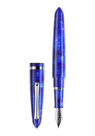 Montegrappa Vintage Class Venetia Halcyon Blue Dolma Kalem - M Uç Mavi