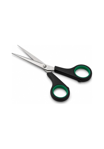 Lexroo Paslanmaz Çelik Makas 16 Cm, Ergonomik Kaymaz Saplı Ev Tipi Çok Amaçlı Makas, Kumaş Makası