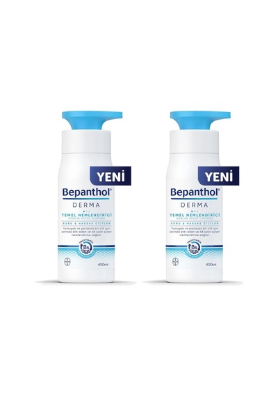 Bepanthol Derma Temel Nemlendirici Vücut Losyonu 2 x 400 ML