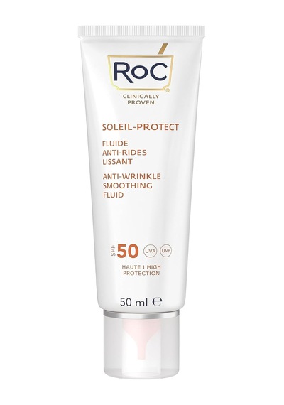 Roc Soleil-protect Kırışıklık Karşıtı Likit Yüz Güneş Kremi Spf50 50 Ml Sku: Smg8690010459039 Açık Bej
