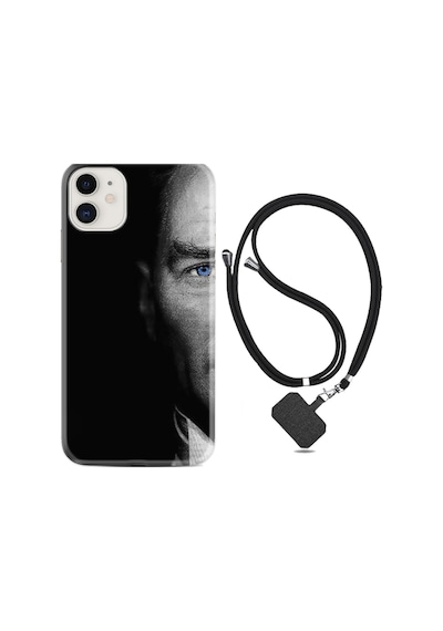 Apple Uyumlu iPhone 12 Kılıf Boyun Askılı Atatürk Portre 3 1331