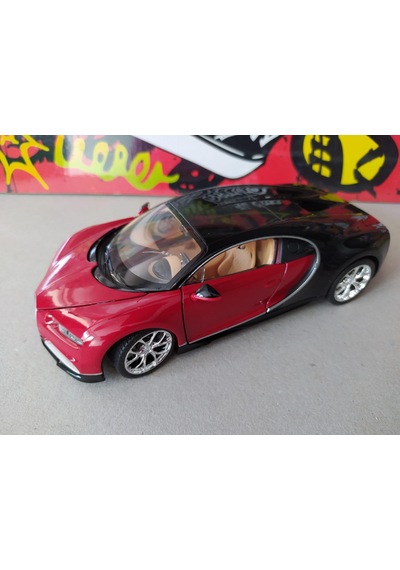 1 / 24 Ölçek Welly Koleksiyon Metal Model Araba Bugatti Chiron
