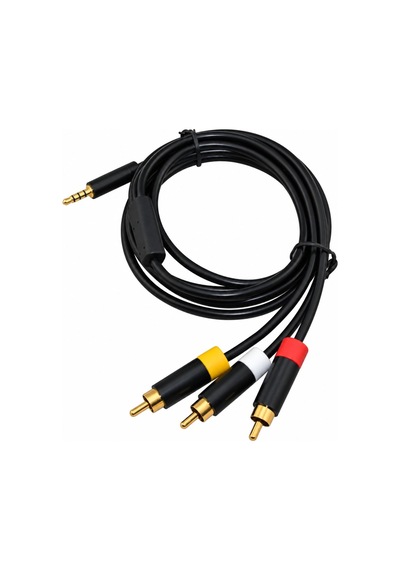 Xbox 360e Av Görüntü Ve Ses Kablosu 3.5mm Jack To 3 Rca Kompozit Tv Bağlantı Rca Kablo Yedek Parça