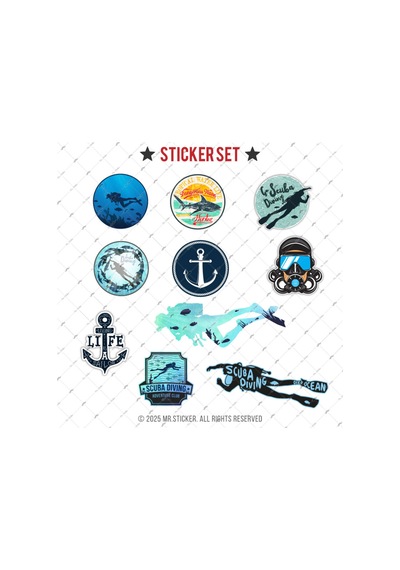 Bdls18 Küçük Boy 10lu Sticker Seti