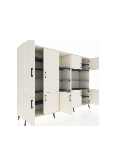 Hyperion Dolap 14 Raflı 9 Kapaklı 220x44x163 Aytaşı-aytaşı/antras Aytaşı-aytaşı/antrasit Hyperion Dolap 14 Raflı 9 Kapaklı 220x44x163 Aytaşı-aytaşı/antras Aytaşı-aytaşı/antrasit
