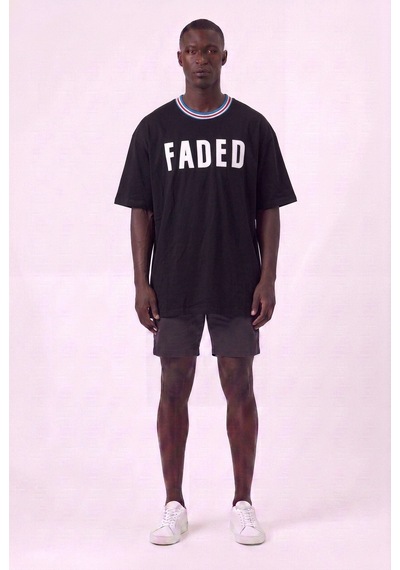 Blow Up Future Gen Faded Siyah Oversize Erkek T-shirt 142153