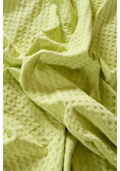 Viva %100 Pamuk Lime Yeşil Pike 200x220 2604 Yeşil