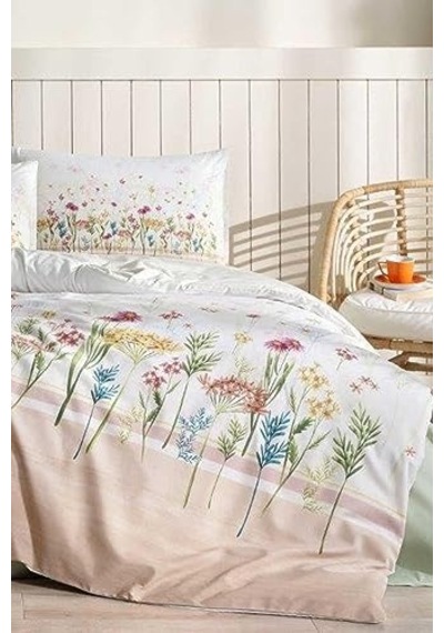Özdilek Nev Spring Garden Nevresim Takımı Çift Kişilik Somon Genel