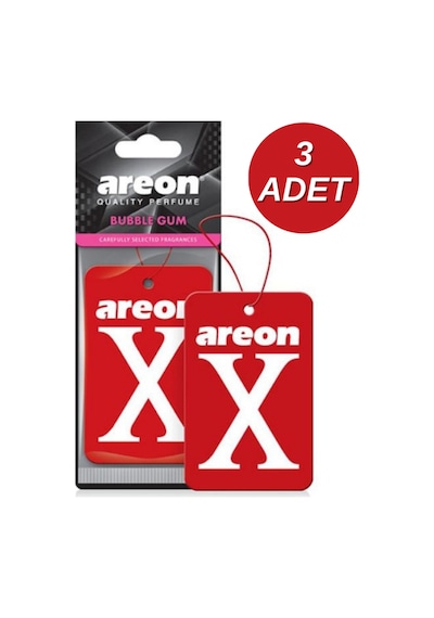 Areon X Bubble Gum 3'lü Oto Araç Kokusu
