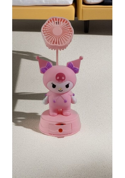 Kuromi Temalı Masa Üstü Vantilatör lik Eşya Pembe Renk