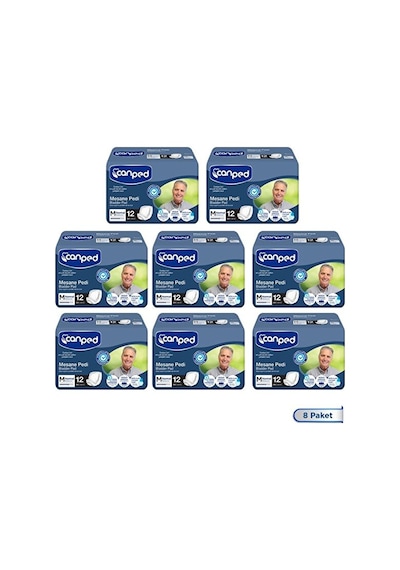 Canped Mesane Pedi Erkek 12 li x 8 Adet