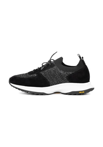 Tamer Tanca Erkek Deri & Tekstil Siyah Sneakers & Spor Ayakkabı 698 1090-2 Erk Ayk Y24 Sıyah Trk Siyah