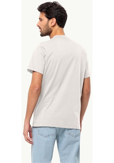 Jack Wolfskin Essential T M Erkek T-shirt-28378-krem Krem