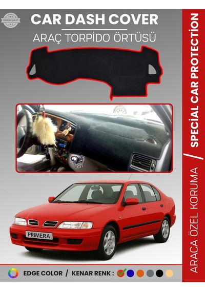 Nissan Primera P11 1996-2000 Torpido Örtüsü Premium Kalite Torpido Koruma Araca Özel Uv Koruma - 375 Stiloto