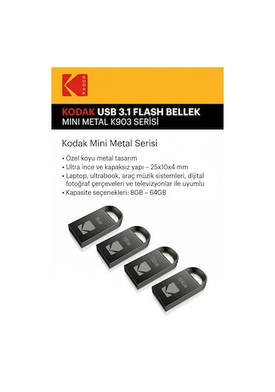 32gb Usb 3.1 Flash Bellek Hızlı Veri Aktarım Taşınabilir Usb Bellek Gümüş