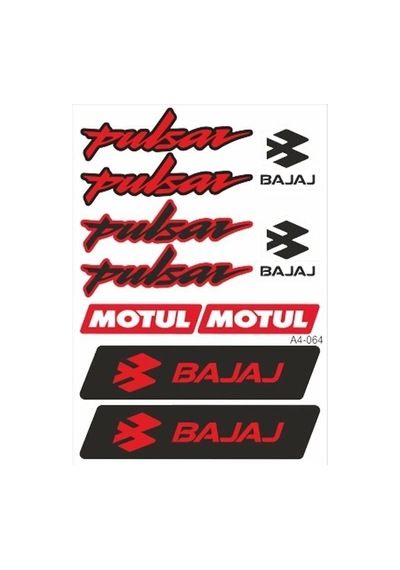 A4 Sticker 064 Tek Paket Çoklu Sticker Standart