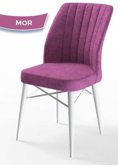 Canisa Concept Arp Serisi Sabit Mutfak Masası Takımı 70x110 Beyaz Masa 4 Mor Sandalye Masa Beyaz Sandalyeler Mor Canisa Concept Arp Serisi Sabit Mutfak Masası Takımı 70x110 Beyaz Masa 4 Mor Sandalye Masa Beyaz Sandalyeler Mor