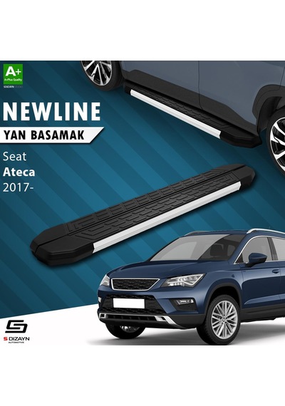 S-dizayn Seat Ateca Newline Aluminyum Yan Basamak 173 Cm 2017 Üzeri A+ Kalite