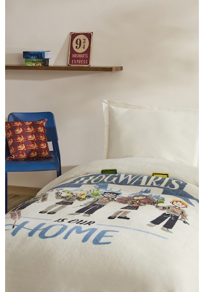 Karaca Home Harry Potter Wizardry Tek Kişilik Battaniye Gri