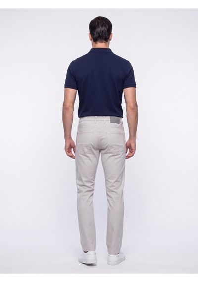 Gri Regular Fit Erkek Chino Pantolon Taş