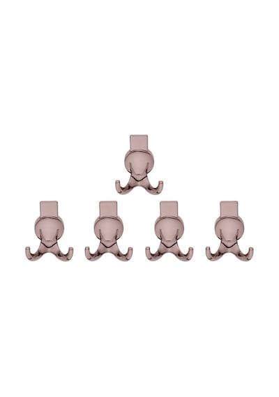 Solo Lüks Askı, Metal, Vestiyer Askı, 170 Gr, Dolap Askılık, Duvar Askılığı, Bronz Vidalı 5 Adet