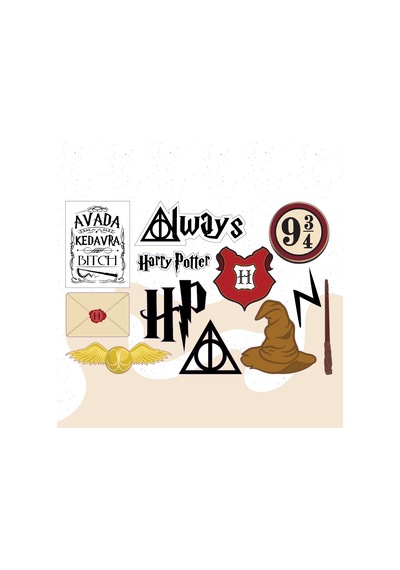 Hp Karışık Tasarımlı A5 Stickers Çıkartma Pytkstkas060oı