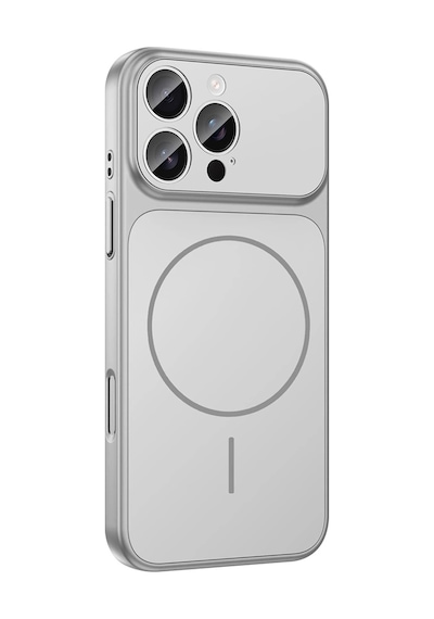 Apple Uyumlu iPhone 15 Pro Max Kılıf Zore M-safe Şarj Özellikli Kamera Korumalı Formen Kapak