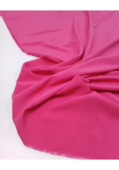 Şeker Pembe Krep Şifon Kumaş İnce Hafif Dökümlü 150x250cm-11782
