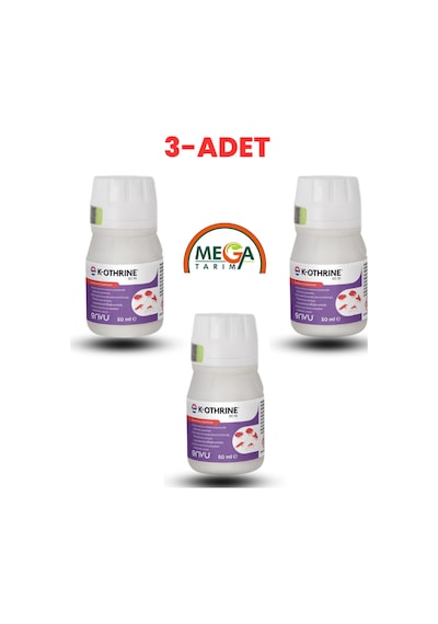 K-othrine Sc50 3 Adet Haşere, Hamamböceği,tahta Kurusu, Gümüş Skt 2028
