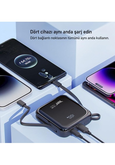By Panzerglass 10000mah Powerbank Titanium Gri