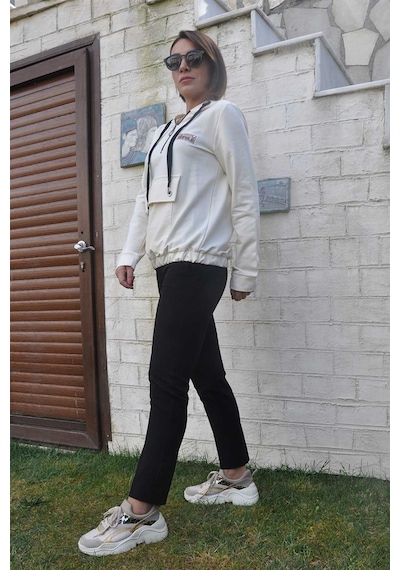 Ekru Sweatshirt Ekru