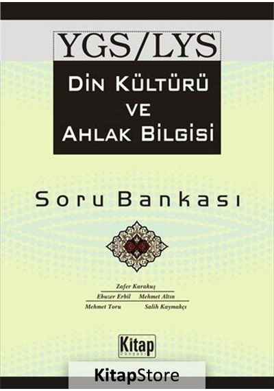 YGS  -  LYS Din Kültür ve Ahlak Bilgisi Soru Bankası -  Kitap Dünyası