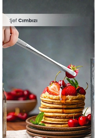 Masterchef Şef Cımbızı Metal 25 Cm - Süs Cımbız Maşası