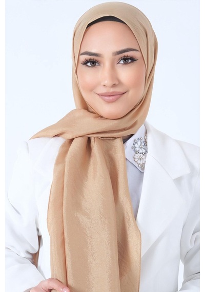 Harem Scarf Brisa Vual Şal - Gold - Gold