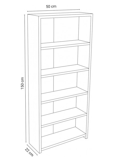 5 Raflı Kitaplık Dekoratif Çok Amaçlı Düzenleyici Raf 150 Cm Salon Çalışma Odası Raf Antrasit 5 Raflı Kitaplık Dekoratif Çok Amaçlı Düzenleyici Raf 150 Cm Salon Çalışma Odası Raf Antrasit