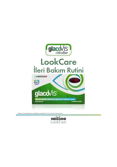 Medizane LookCare GlacoVIS Citicoline Gıda Takviyesi 30 Kapsül