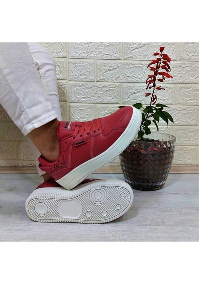 Kinetix Enner Pu Kiremit Comfort Fuspetli Atom Sneaker Spor Ayakkabı Kiremit