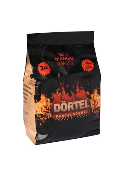 Dörtel Mangal Kömürü Craft 2 Kg 4 Adet