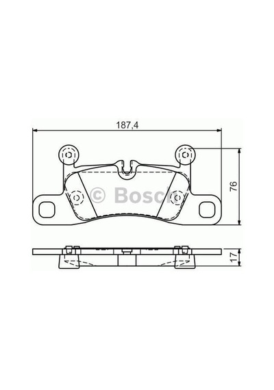 BOSCH 986495371 Fren Balatası Arka Touareg 7P 10- / 911 12- Boxster 12- Cayenne 10-