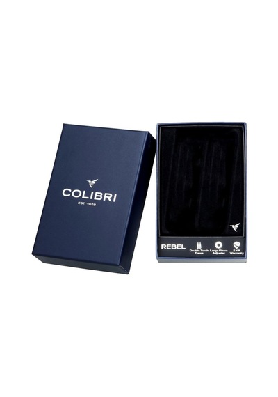 Colibri Rebel Çift Jet Puro Çakmağı Siyah